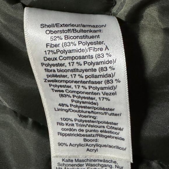 DKNY Faux-Fur Trim Hooded Water-Resistant Coat Loden Green Size XL - Picture 10 of 10